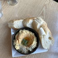 Hummus and bread  at Plant Cafe & Kitchen - Itaewon in Seoul