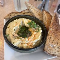 Hummus was good and the bread really nice!  at Plant Cafe & Kitchen - Itaewon in Seoul