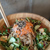 Sesame Peanut Soba Bowl at Plant Cafe & Kitchen - Itaewon in Seoul