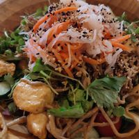 Peanut soba at Plant Cafe & Kitchen - Itaewon in Seoul