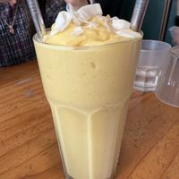 Mango smoothie  at Plant Cafe & Kitchen - Itaewon in Seoul