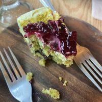 Sorry for the half-eaten pic My mom just visited Seoul and I made it a point to take her to Plant for the pistachio berry cake.  I love all Plant cakes, but especially this one!    at Plant Cafe & Kitchen - Itaewon in Seoul