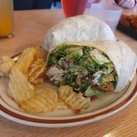 Caesar wrap as big as my head at Plant Cafe & Kitchen - Itaewon in Seoul