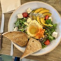 Hummus and roasted squash salad. Omg good    at Plant Cafe & Kitchen - Itaewon in Seoul