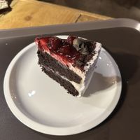Black forest cake (photo not taken in restaurant)  at Plant Cafe & Kitchen - Itaewon in Seoul