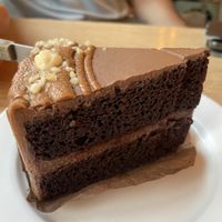 It was great with coffee  at Plant Cafe & Kitchen - Itaewon in Seoul