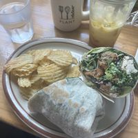 Tofu Caesar wrap, super yummy and fresh!  at Plant Cafe & Kitchen - Itaewon in Seoul