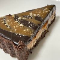 Snickers Bar Tart. Order from home  at Plant Cafe & Kitchen - Itaewon in Seoul