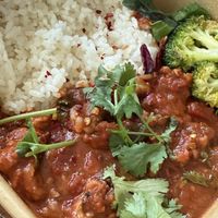 Moussaka & Meatballs Rice Bowl  at Plant Cafe & Kitchen - Itaewon in Seoul