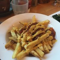 Cashew cheese, chilli cheese fries at Plant Cafe & Kitchen - Itaewon in Seoul