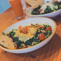 Hummus & Roasted Squash Salad at Plant Cafe & Kitchen - Itaewon in Seoul