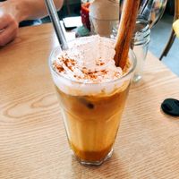 Pumpkin Spice Latte (iced) - so good! at Plant Cafe & Kitchen - Itaewon in Seoul