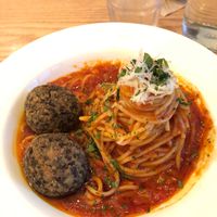 spaghetti meatballs at Plant Cafe & Kitchen - Itaewon in Seoul