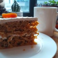 Carrot cake at Plant Cafe & Kitchen - Itaewon in Seoul