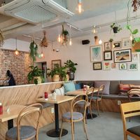 The pretty cafe at Plant Cafe & Kitchen - Itaewon in Seoul