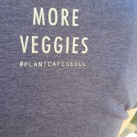 Plant's t-shirt at Plant Cafe & Kitchen - Itaewon in Seoul