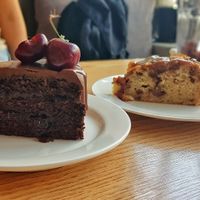 Black Forest Cake and Apple Cake at Plant Cafe & Kitchen - Itaewon in Seoul