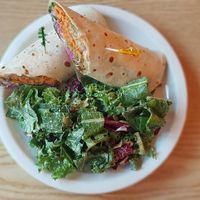 Tempeh Rainbow Wrap at Plant Cafe & Kitchen - Itaewon in Seoul