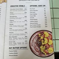 Menu april 2025  at The Sloth in Canggu