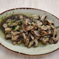 Garlic mushrooms at Can Polit in Mallorca