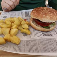 Vegetarian Burger at Can Polit in Mallorca