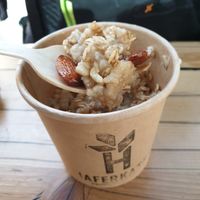 Nut porridge at Haferkater - Hbf Frankfurt am Main in Frankfurt