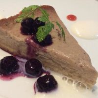 yummy cheese-cake at Hanada Rosso in Tokyo