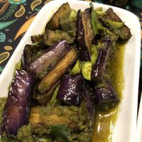 Terong petai cabe ijo (brinjal smelly Beans green chilli - tasted bitter don’t know why at Warung Ijo in Central Singapore