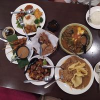 Our variety ordered at Warung Ijo in Central Singapore