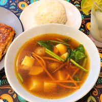 Bakso soup at Warung Ijo in Central Singapore
