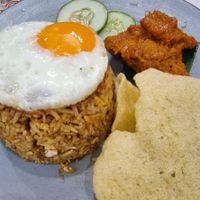 Rendang fried rice at Warung Ijo in Central Singapore