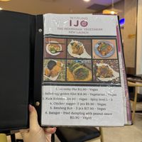 New launch menu  at Warung Ijo in Central Singapore