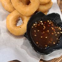 Vegan calamari at Warung Ijo in Central Singapore