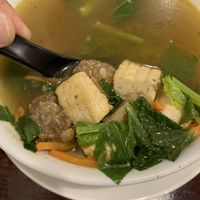 Bakso Soup at Warung Ijo in Central Singapore