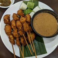 Very good satay at Warung Ijo in Central Singapore