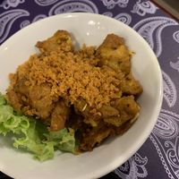 Ayam Penyet  at Warung Ijo in Central Singapore
