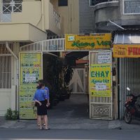 Alley entrance at Huong Viet in Ho Chi Minh City