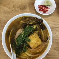 Vegan Vietnamese soup  at Huong Viet in Ho Chi Minh City