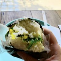 Seaweed onigiri at Yaya Tea in Chapel Hill