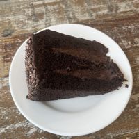 Vegan chocolate fudge cakee  at Gongoozler in Dudley