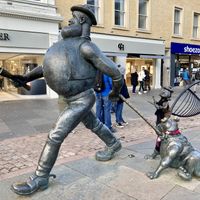 Desperate Dan at Serendipities in Dundee
