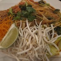 Vegetable Pad Thai at Aiyara Thai Restaurant in Paris