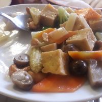 Tofu, veg and cashews at Yan's Restaurant in Alnwick