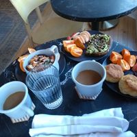 Breakfast including avocado toast, biscuits and a sweet potato bowl at Dreamers by DW in Wilmington