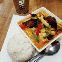 Red Curry at The ThongLor Thai Restaurant in San Francisco