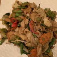 Pad kee mao at The ThongLor Thai Restaurant in San Francisco