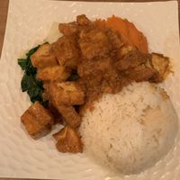 Tofu with peanut sauce at The ThongLor Thai Restaurant in San Francisco