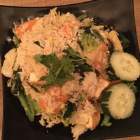 Vegetarian fried rice at The ThongLor Thai Restaurant in San Francisco