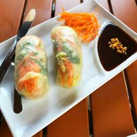 Spring rolls at Pad Thai in St Louis