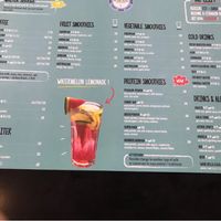 Drinks  at Fitagain in Krakow